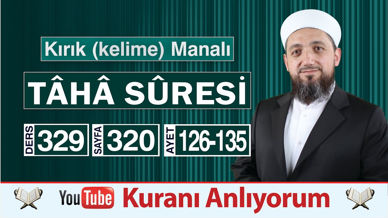 (329) Kırık Manalı Tâhâ Sûresi 126-135 | Senden rızık istemiyoruz!