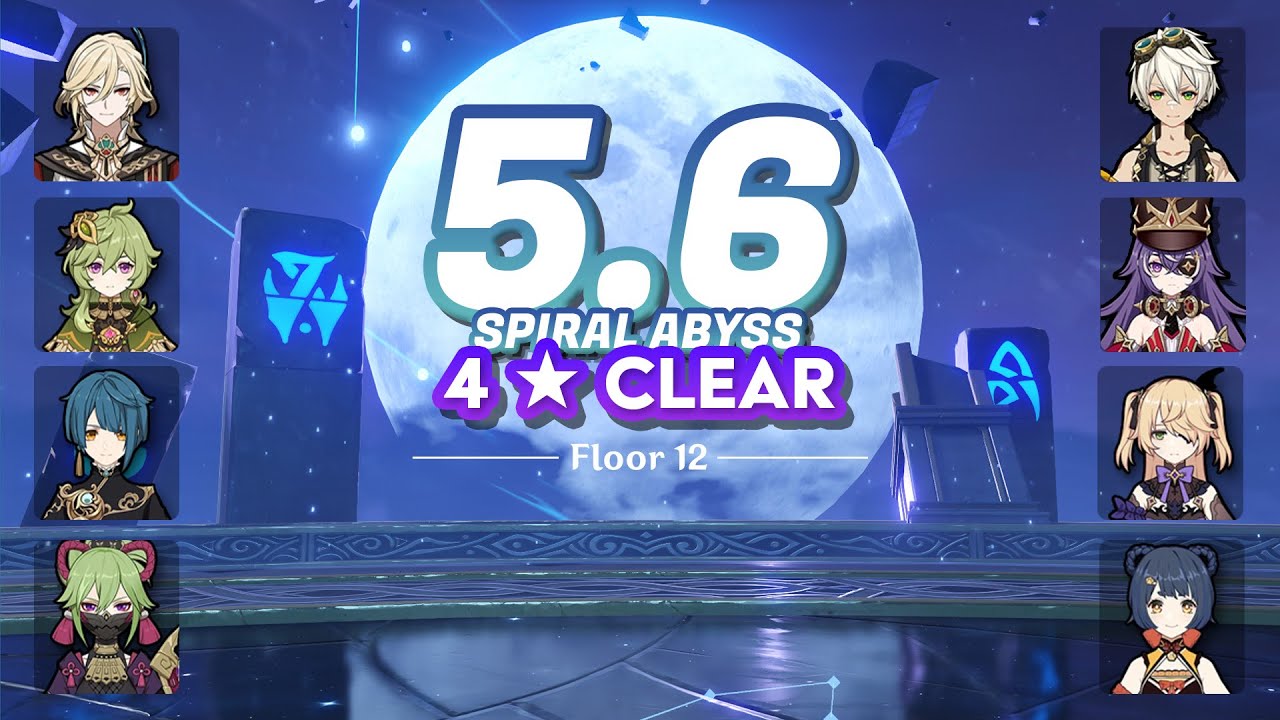 5.6[1] Abyss [4 Star Only - Clear] 4 Star Weapons & Characters