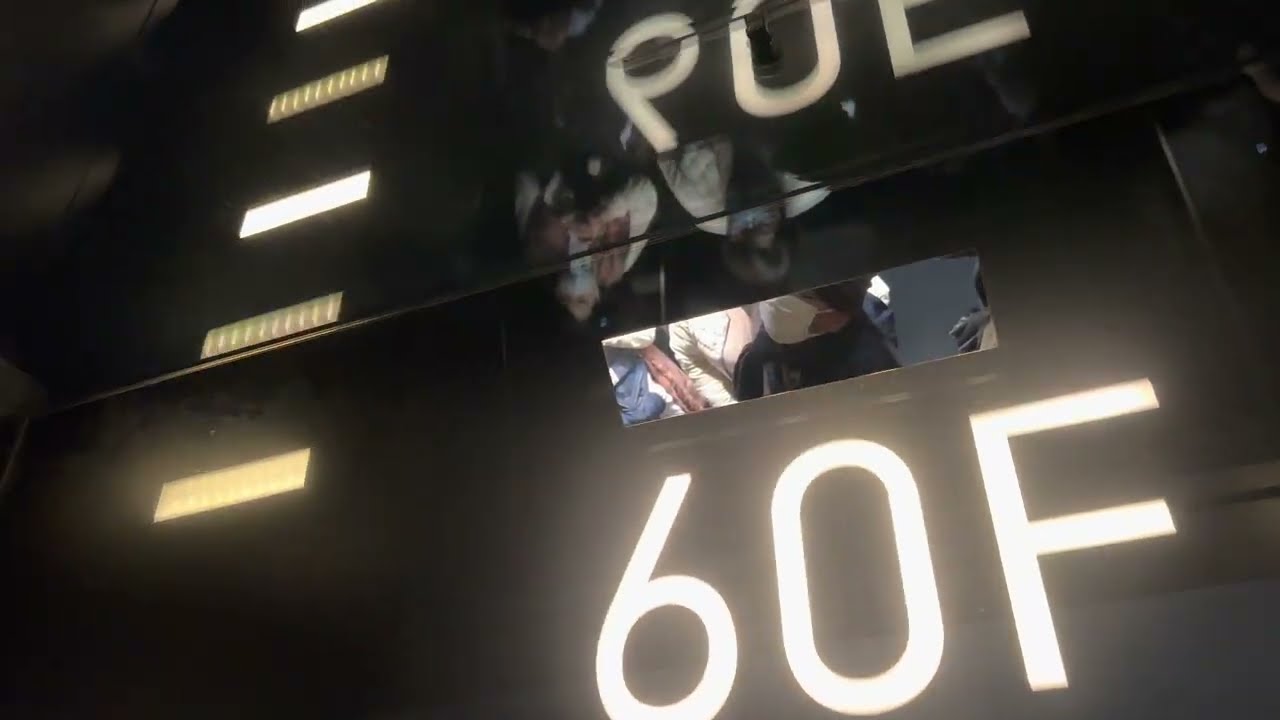 【4K/60fps】ハルカス300（あべのハルカス）エレベーター（上り）