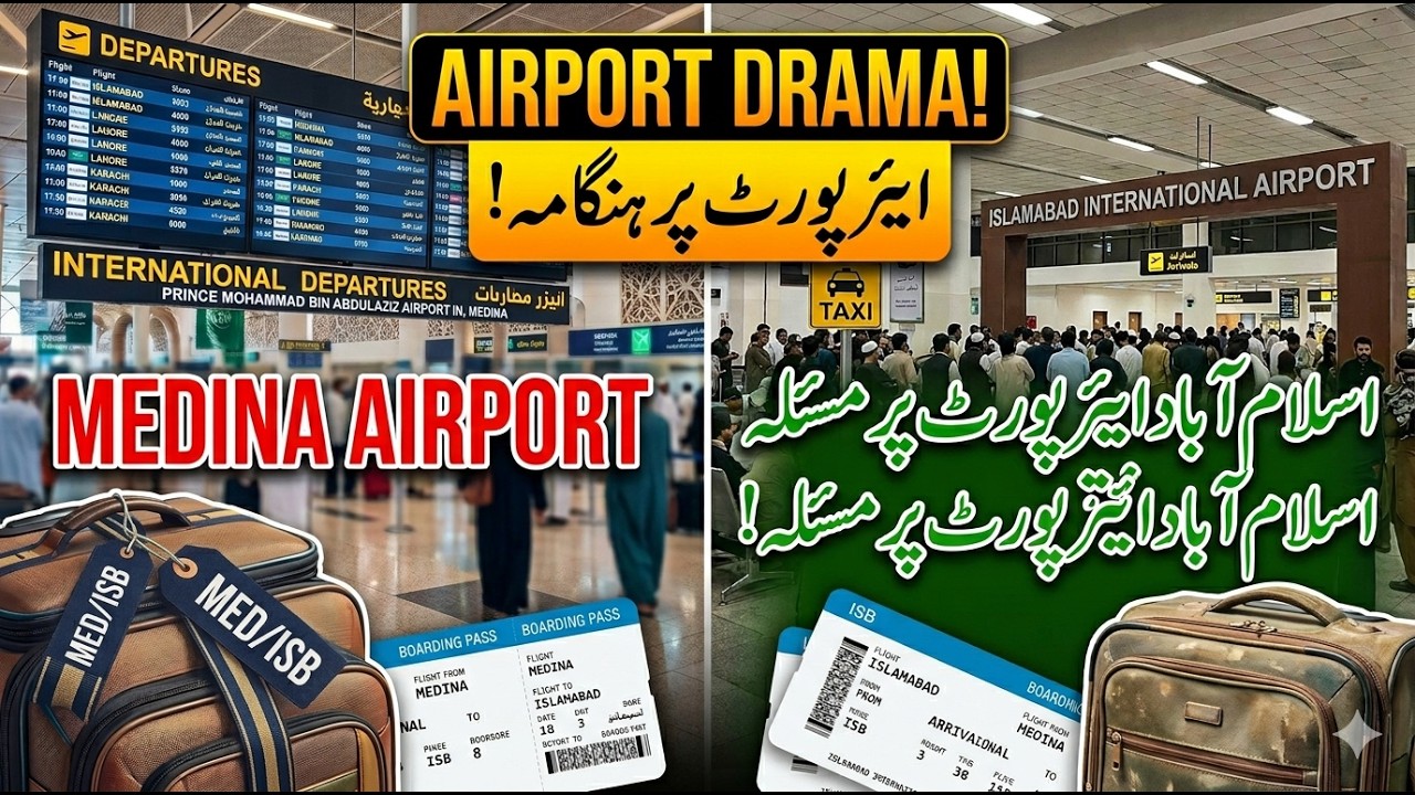 Medina to Pakistan Vlog 🇵🇰 Airport Headaches & Delayed Flights! | Umrah to Eid Part 2