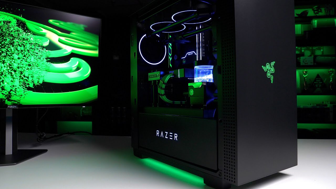 「BRO」4K PC BUILD Razer Tomahawk ATX With i9-14900K.雷蛇战斧ATX#pcbuild  #razer
