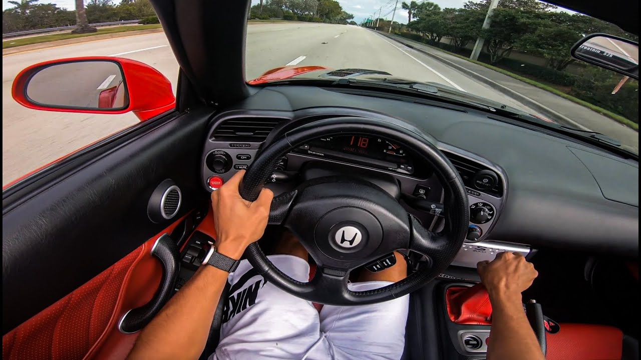RAW BOOSTED S2K POV DRIVE!!! (insanely loud)
