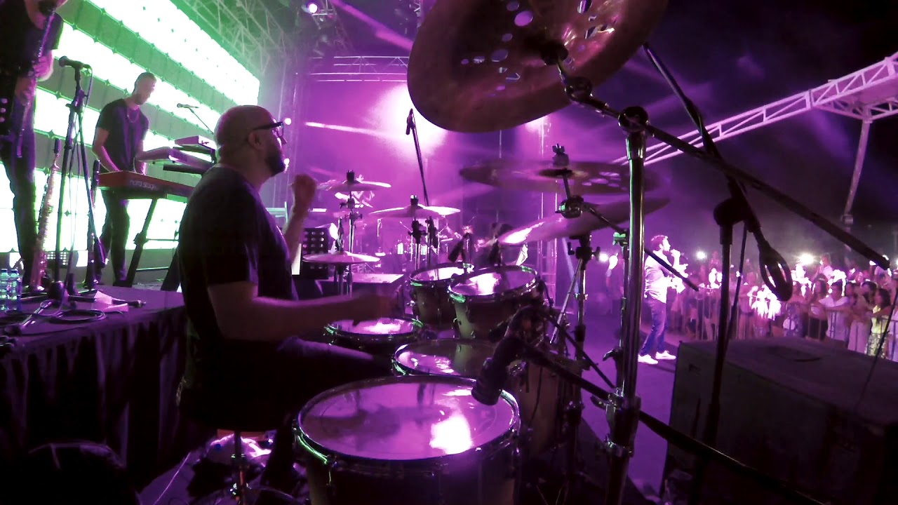 Doğa&ccedil; Titiz - Drums DERİNE(COVER)-KIBRIS Concert  MURAT DALKILI&Ccedil;