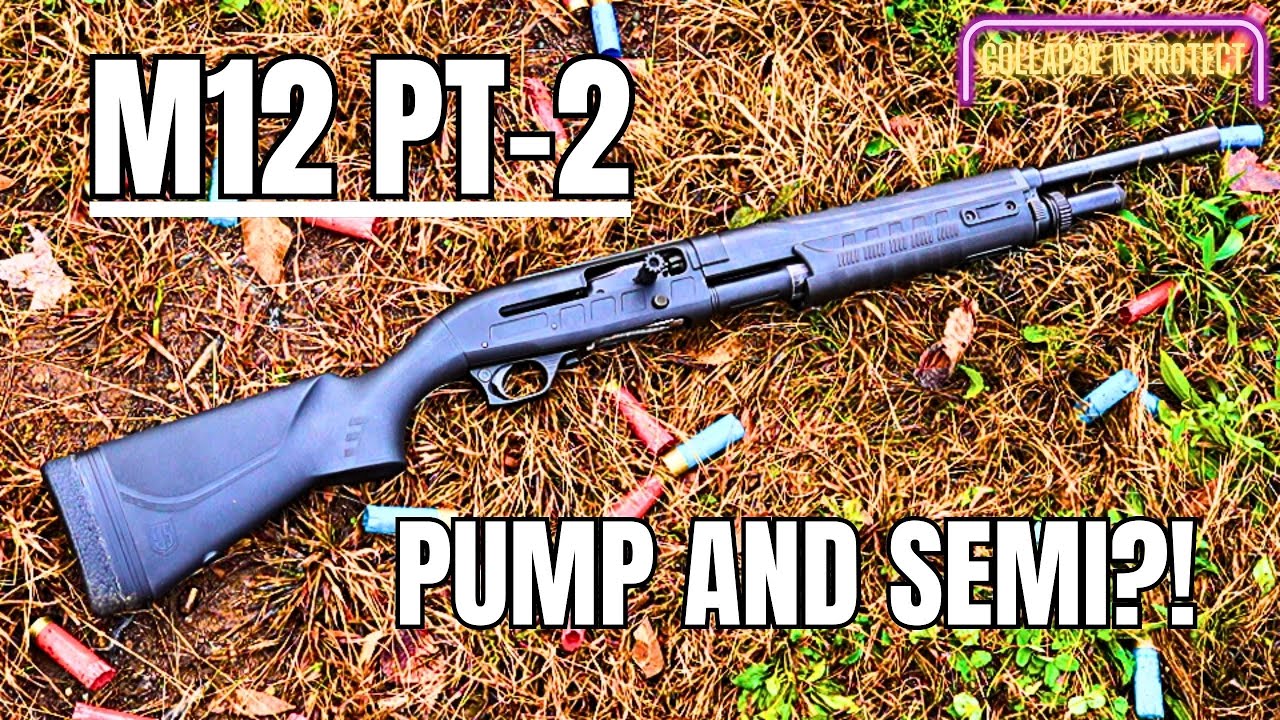 Тестирование самого дешёвого в мире ружья двойного действия: JTS M12 PT2 The Spas 12 дома