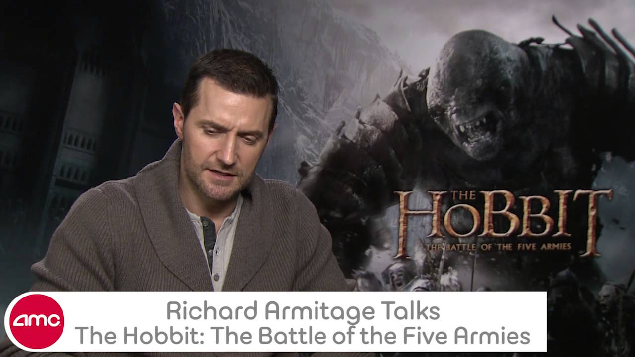 Richard Armitage Chats THE HOBBIT: THE BATTLE OF THE FIVE ARMIES - AMC Movie News