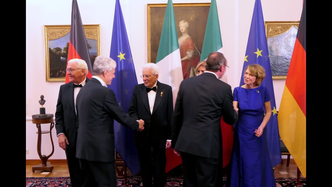 Defilee Staatsbankett Italiens Präsident