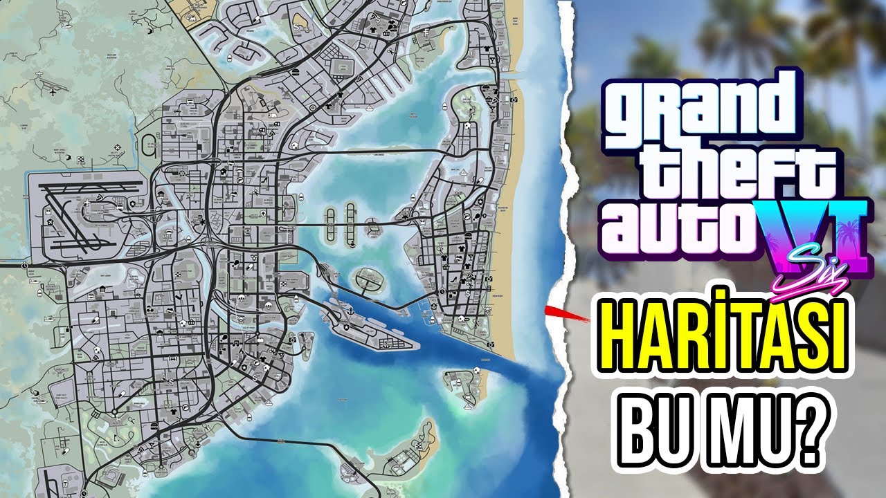 GTA 6 HARİTASI SIZDIRILDI MI? / MİNECRAFT BATACAK!