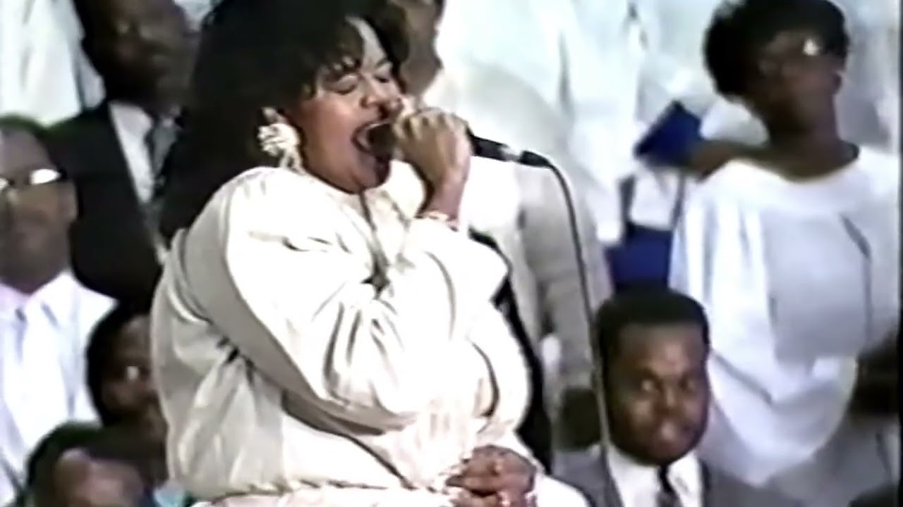 1990 Karen Clark Sheard Singing under the Anointing COGIC Holy Convocation!