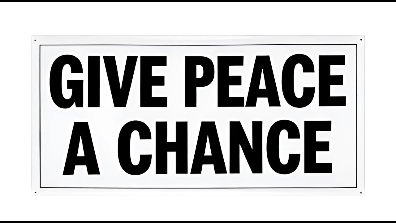 GIVE PEACE A CHANCE - Klaus Falk feat.  Freunde  (REMIX 2026) Official Music Video mit KI