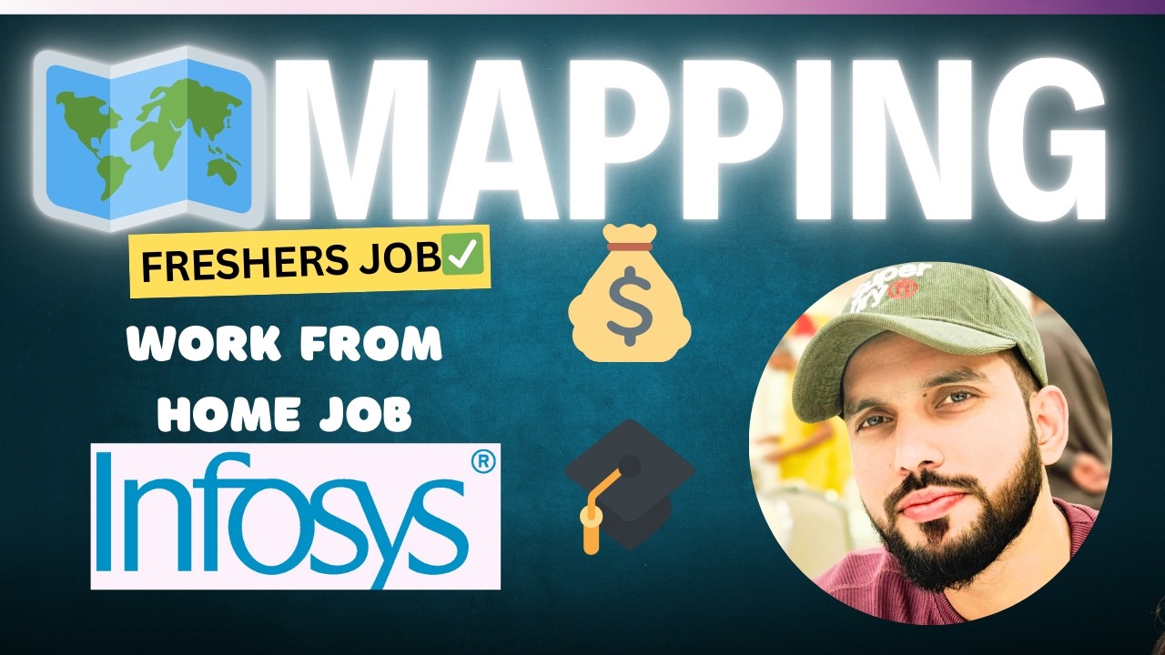 🚨 Infosys Mapping Process Job 🗺️ | Work From Home 🏠 | Freshers | Online Job 🌐 | Online Interview 💻