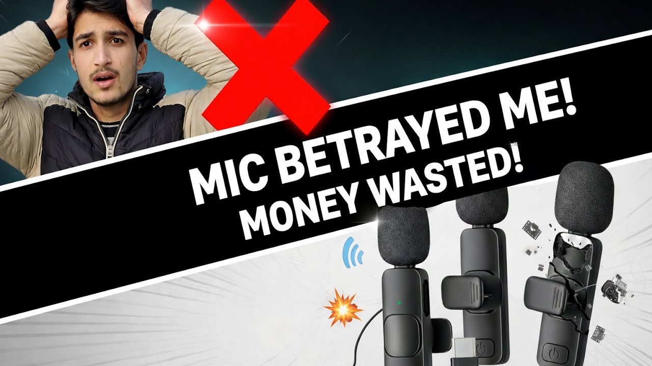 Mic betrayed me ! 😱  money wasted.! 💵😱