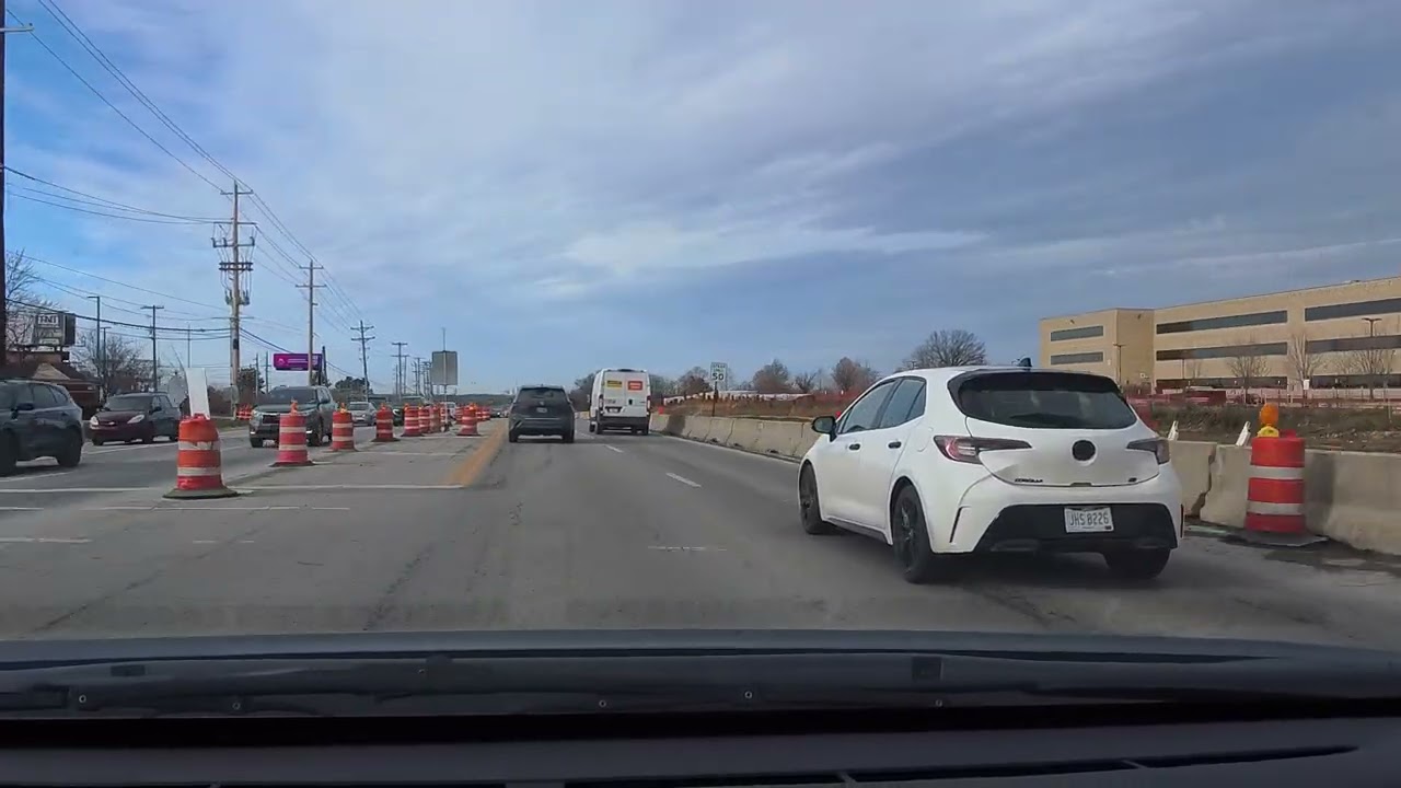 Morning Drive in East Columbus - Blacklick, Ohio to Whitehall, Ohio (4K)