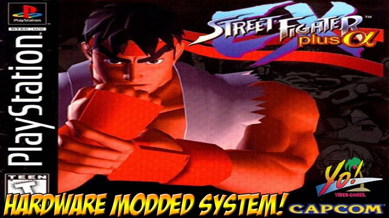 Playstation one Modded Hardware! Street Fighter EX plus Alpha! - YoVideogames