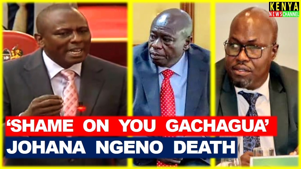 ANGRY Ichungwa slams Gachagua for announcing Johanna Ngeno Death from Helicopter Crash in Parliament