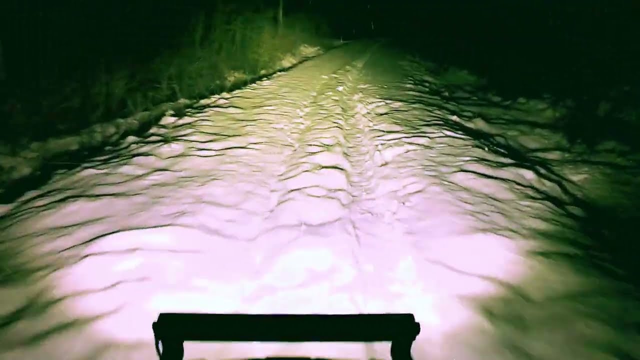 Atv adventures through The woods