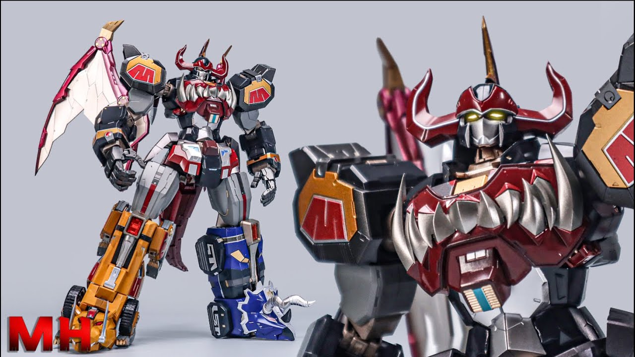Repaired version！Explosion Model ZL-01 Megazord Flame Toys Mighty Morphin Power Rangers.
