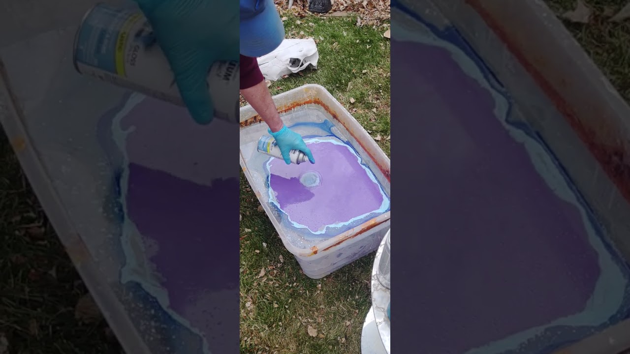 Hydro Dipping Montana Cow Skull