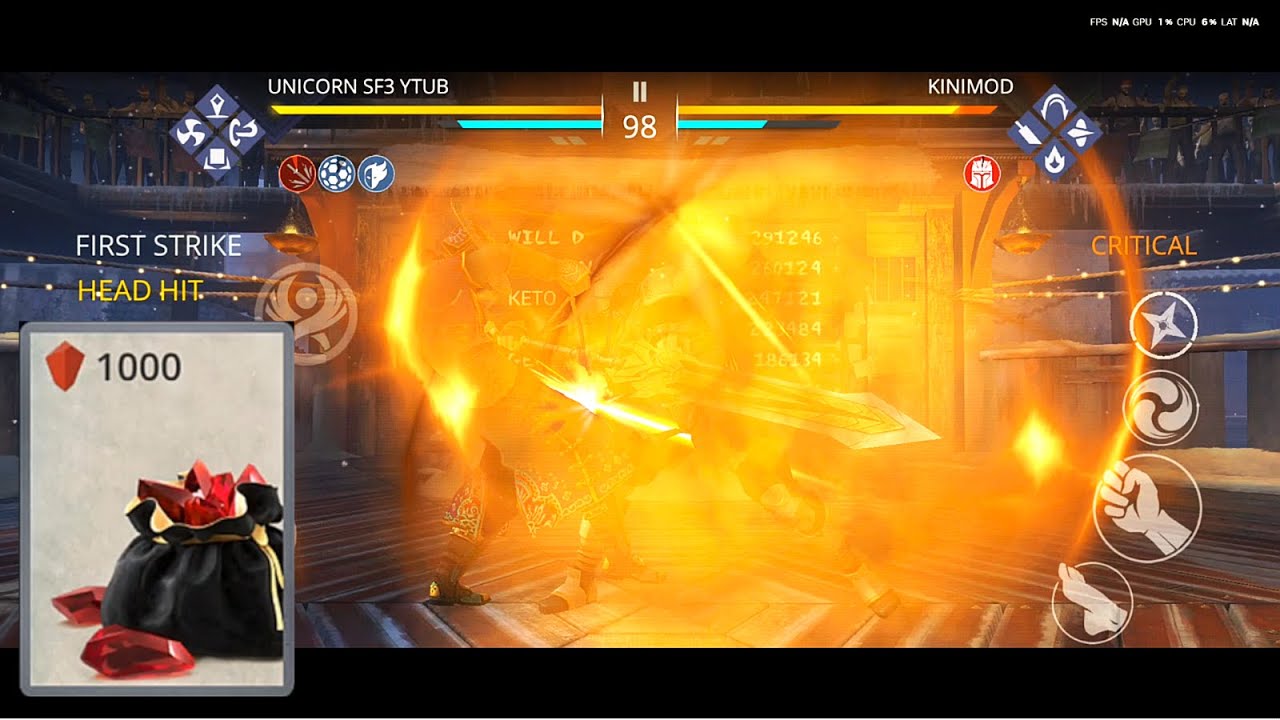 Shadow Fight 3 - 1 K  GEMS  For  Free!!!