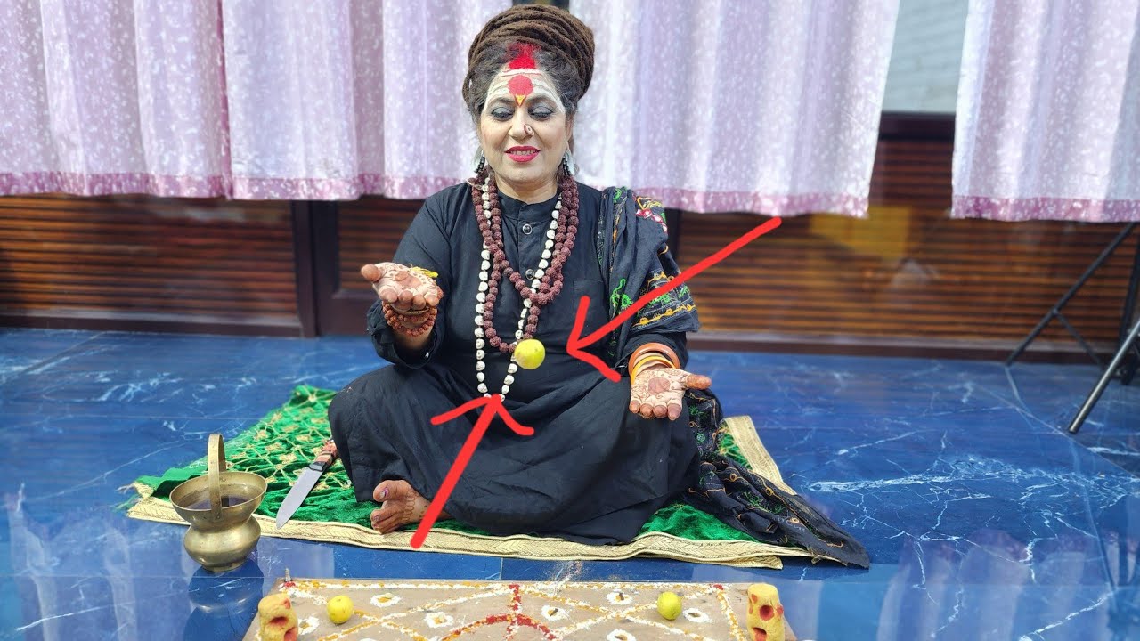 चमत्कार इसे कहते हैं🚩माँ काली की सिद्धि में #नींबु को उठाया हवा में गुरु जी ने #नींबु #Nimbu