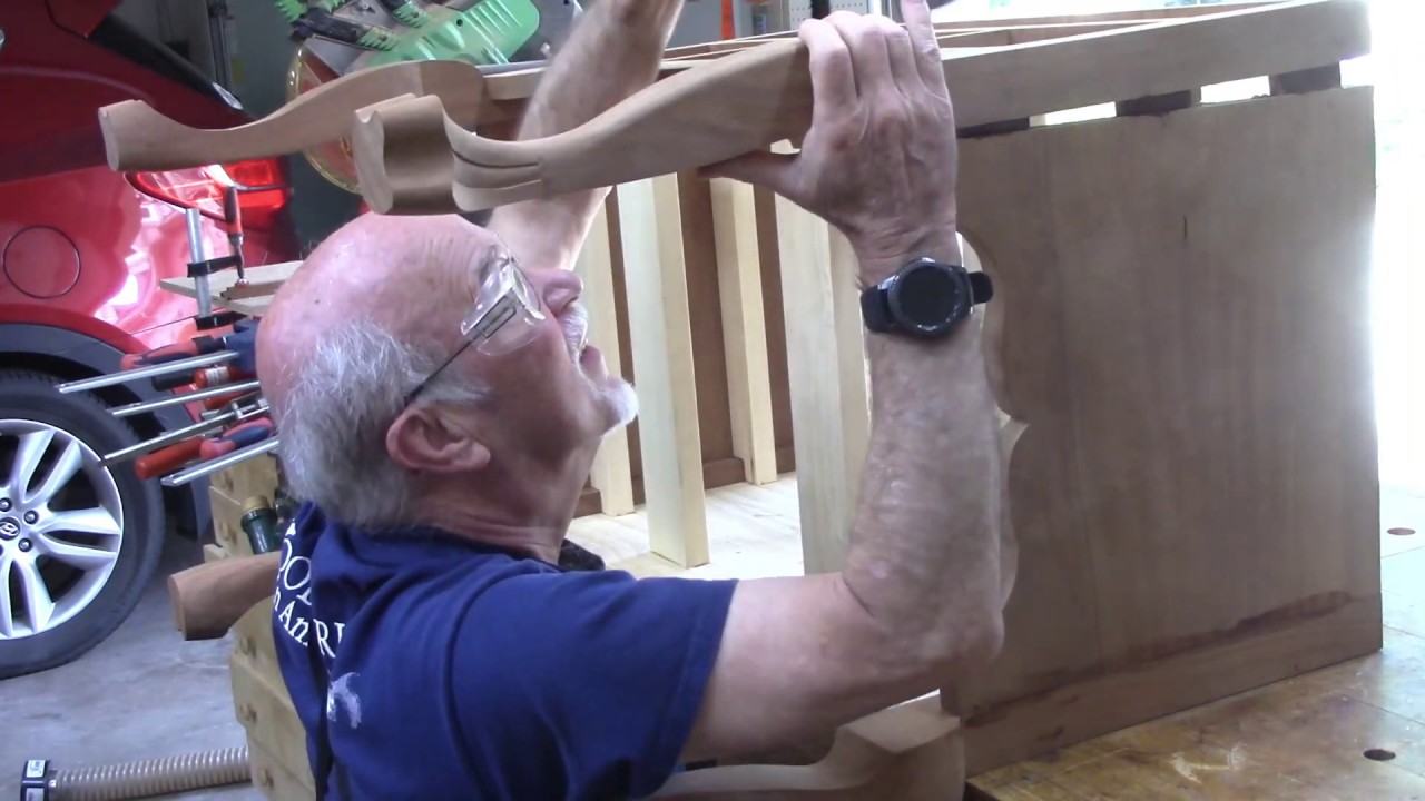 Queen Anne Lowboy   Drawer Runners & Glueup Step 5