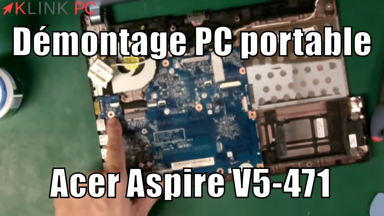 Как разобрать ноутбук Acer Aspire V5-471
