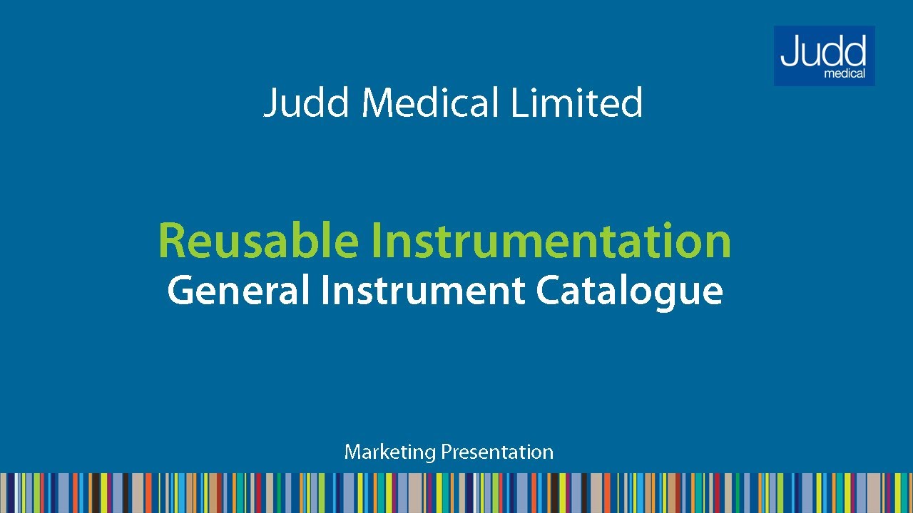 General Instrumentation Catalogue | Judd Medical