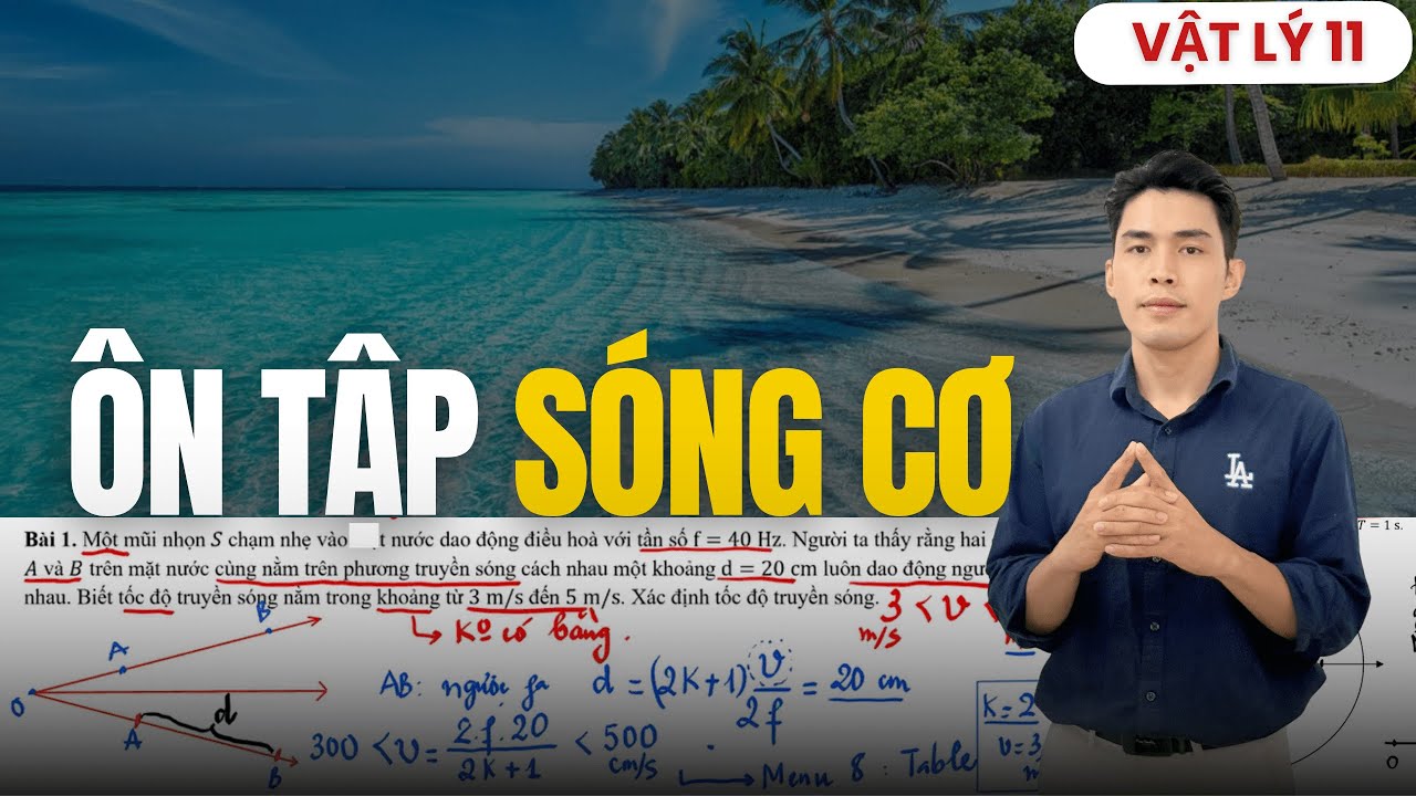 Bài giảng ôn tập sóng cơ chương 2 | Vật lý 11