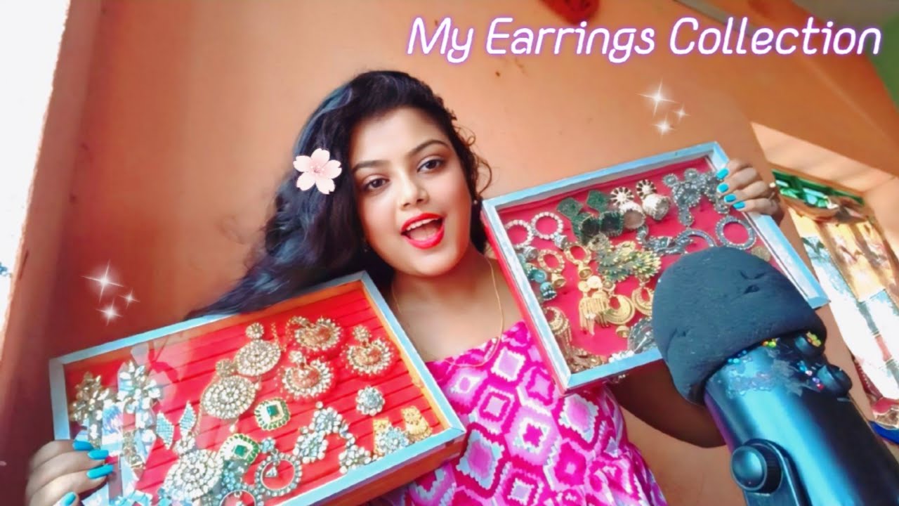 ASMR | My Earrings Collection | 😍✨