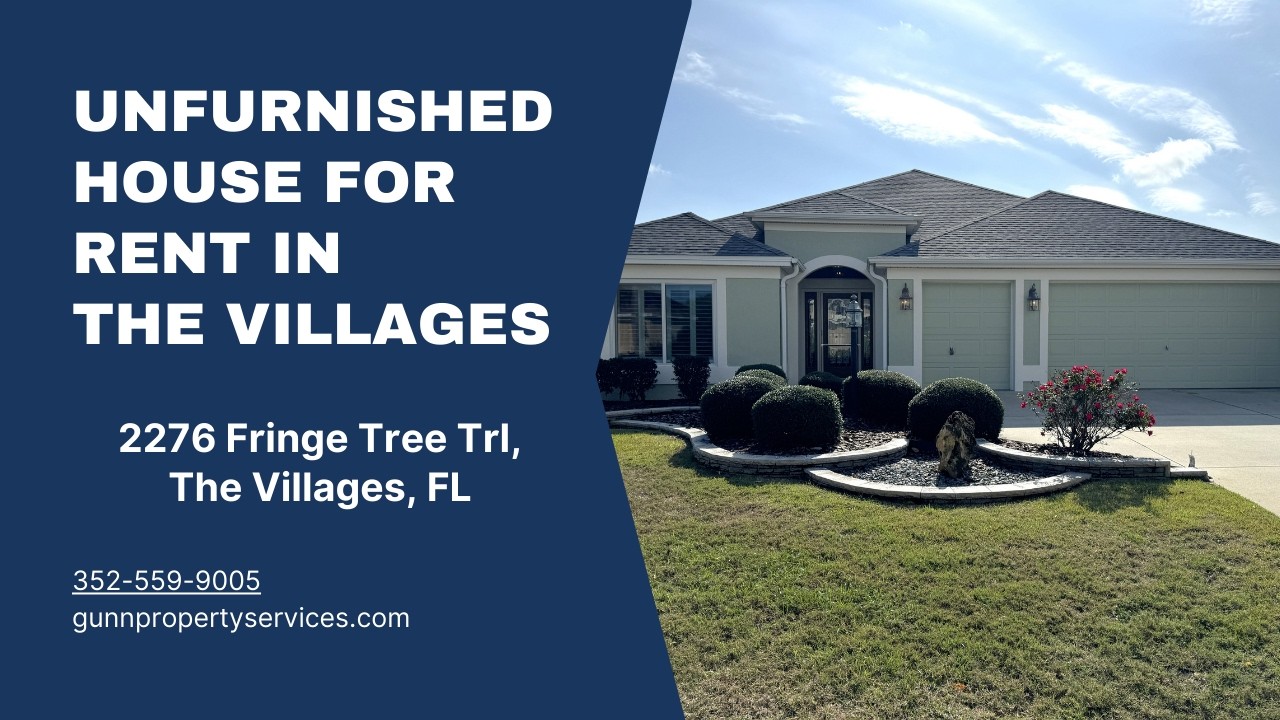 3 Bedrooms / 2 Bathrooms House for Rent in The Villages  FL |  2276 Fringe Tree Trl