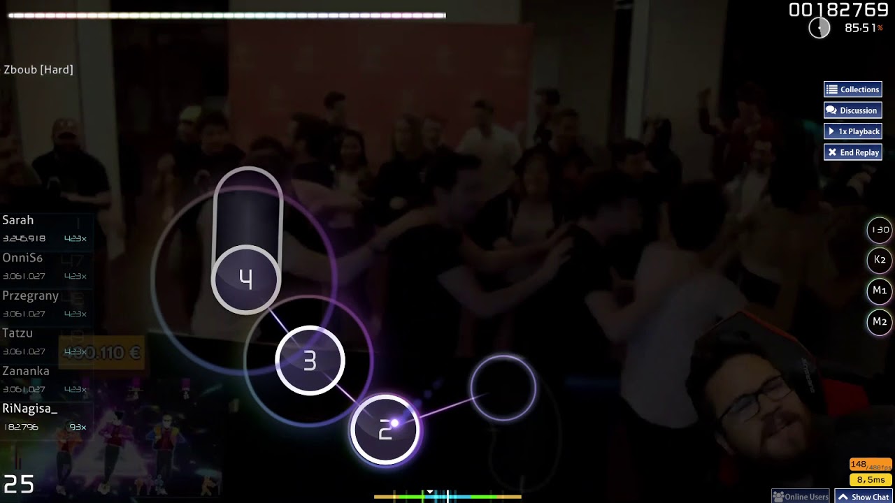 je deviens gamer apprenti de Osu! 'Incroyable du cul'