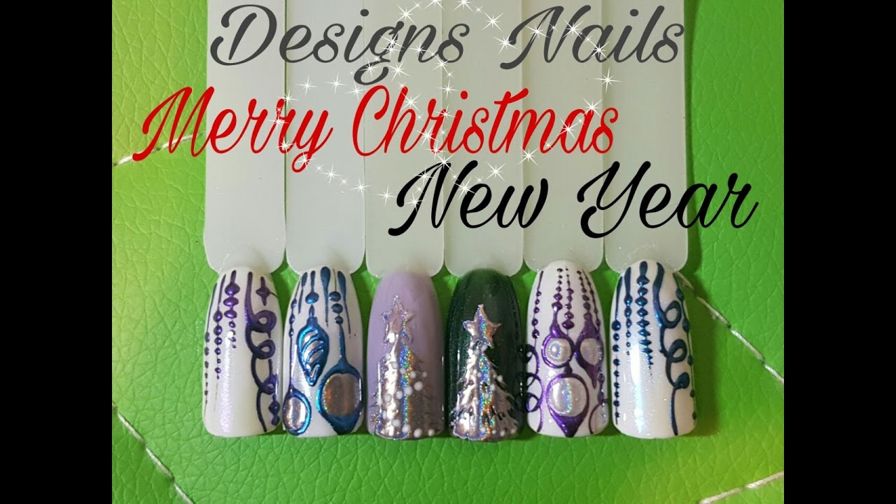 НОВОГОДНИЙ🎄ДИЗАЙН НОГТЕЙ🎄CHRISTMAS NAIL ART