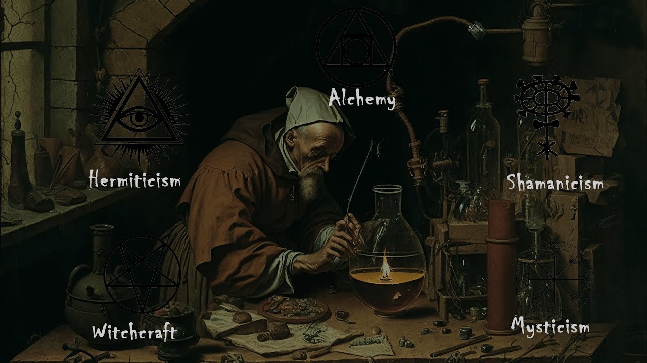 WITCHCRAFT, MYSTICISM, SHAMANISM, ALCHEMY, AND HERMITICISM || What's the difference? - Mythology