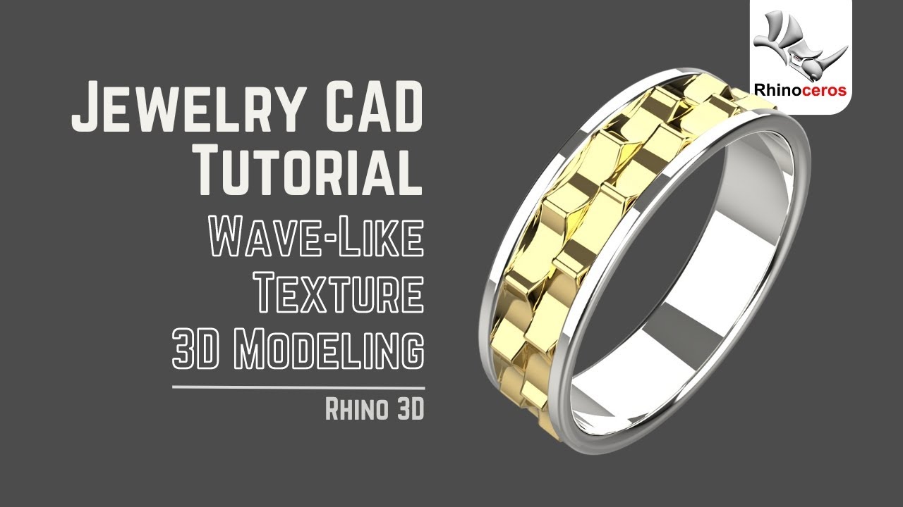 Beginner Guild to Jewelry Design Tutorial: Mens' Ring Design with Rhino 3D #482
