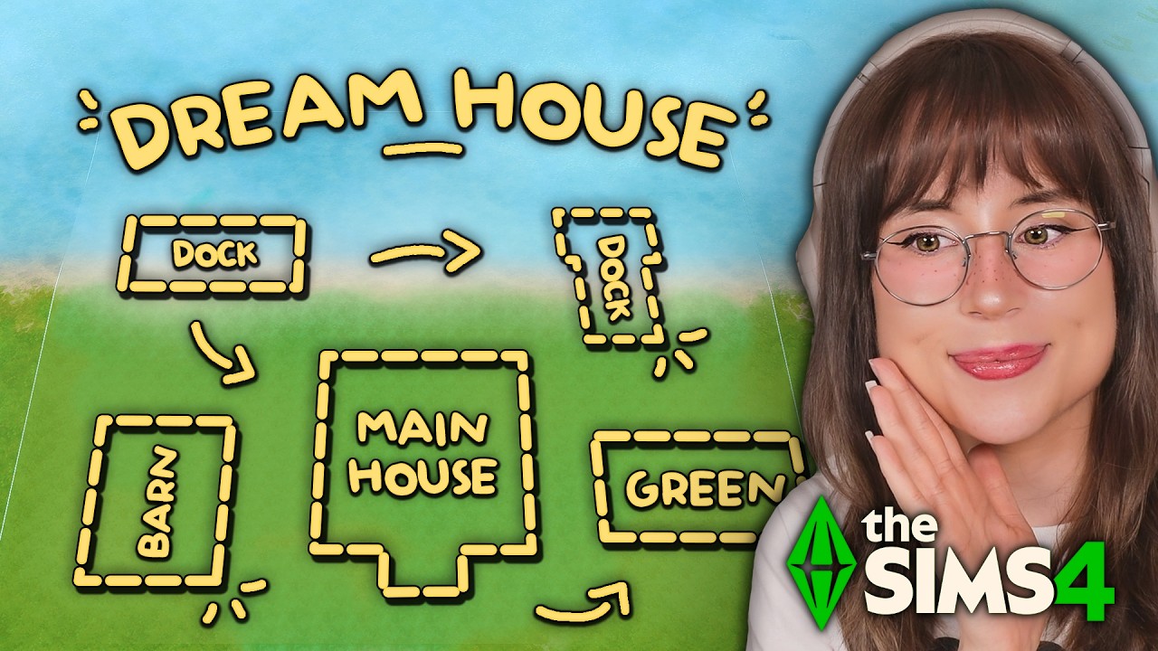 I tried to build my DREAM HOUSE in the sims 4