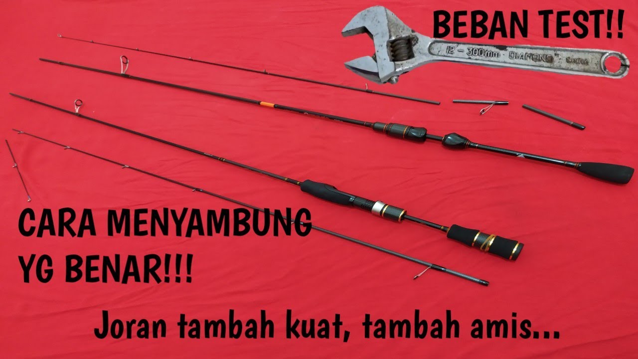 Menyambung Joran Patah Tanpa Jejak | Cara Mudah Menyambung Joran patah ( Part 1 )