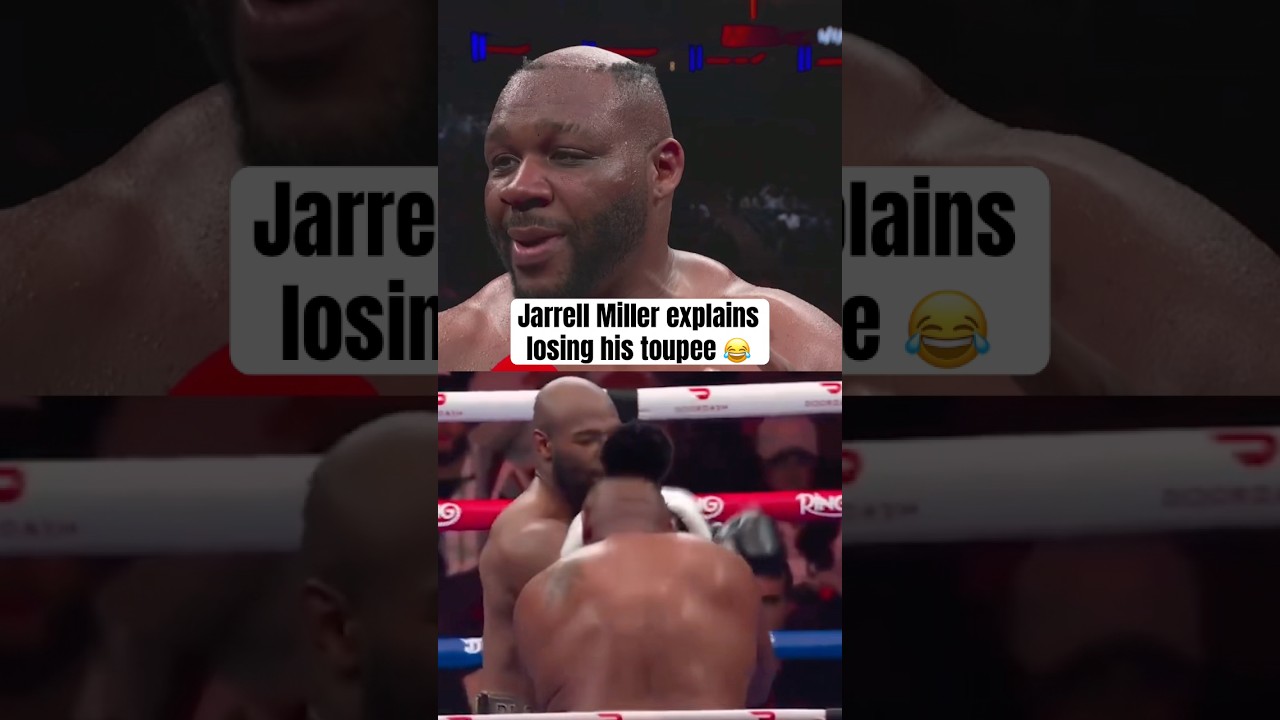 Jarrell Miller can laugh at himself 🤣 🥊 Live on  