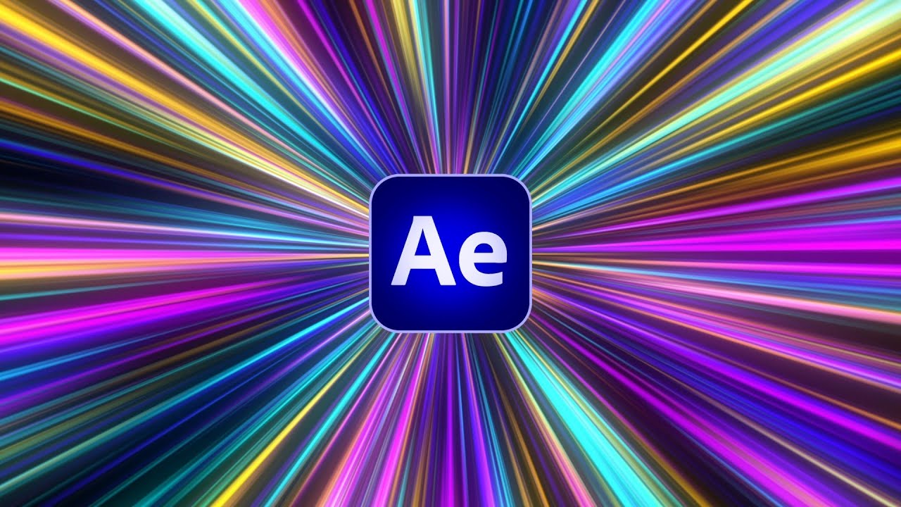 🚀 Animar LÍNEAS de COLORES en After Effects - Trippy Tunnel