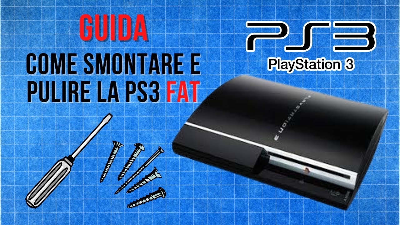 Pulizia e cambio PASTA TERMICA per FIX lloyd a PS3 FAT #ps3  #sony  #playstation #fix  #lloyd #2024