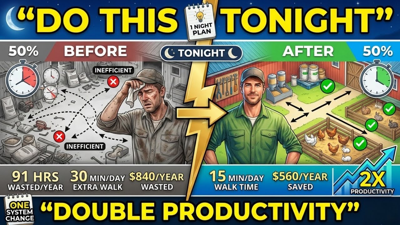 Do This Tonight to Double Your Farm's Productivity Tomorrow | System Optimization