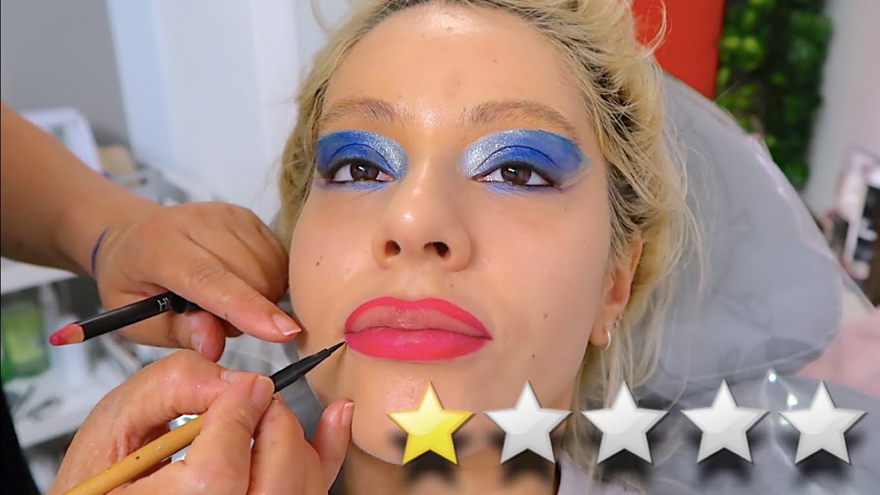 WORST REVIEWED MAKEUP ARTIST TELLS ME TO COVER UP HER MISTAKES