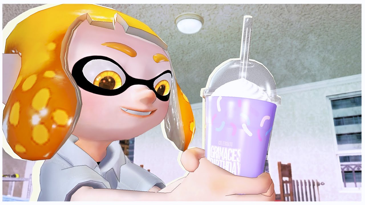[Splatoon Animation] Agent 4 try Grimace Shake