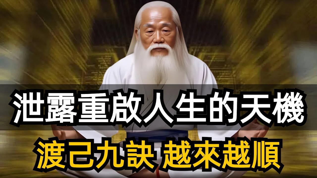 渡己九訣：告訴你9個能讓你自己越來越順的秘密，建議你直接照著做。