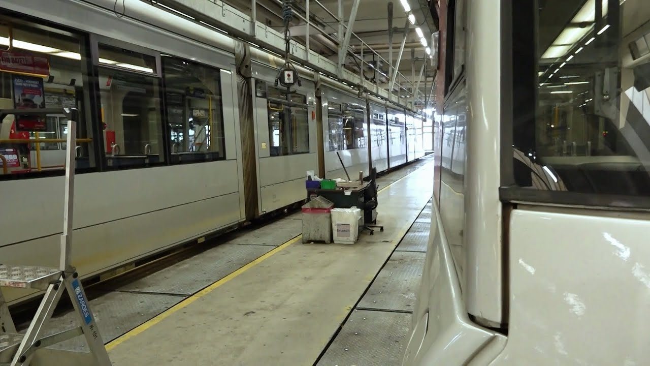 Schönheitsreparaturen für Straßenbahnen in Düsseldorf