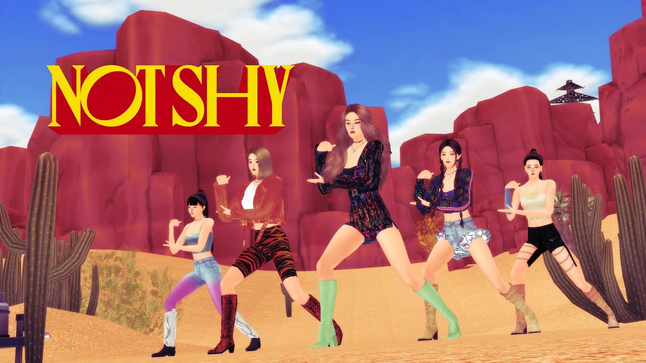 The Sims 4 Machinima : Itzy Not Shy Dance | 🌼 // 심즈 4 :  있지