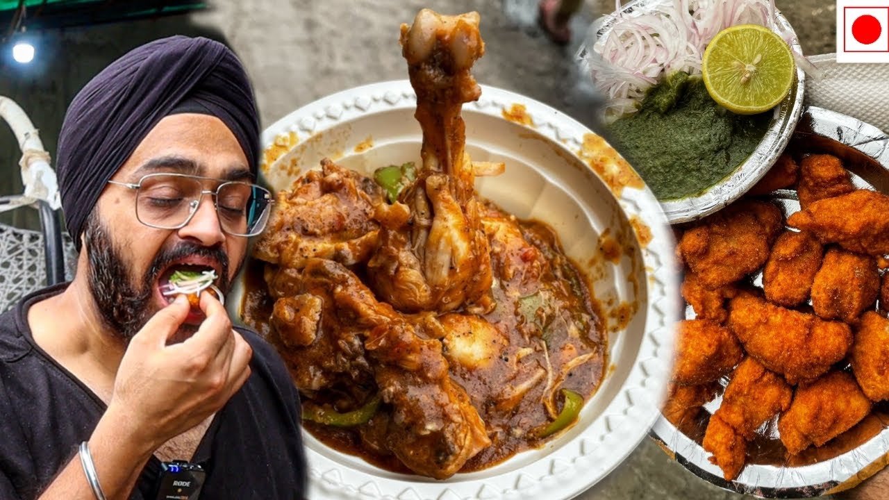 Haryana ka Tamatar wala Juicy Lemon Chicken, Fried Fish Pakore 🍗🐠 | Rohtak Food