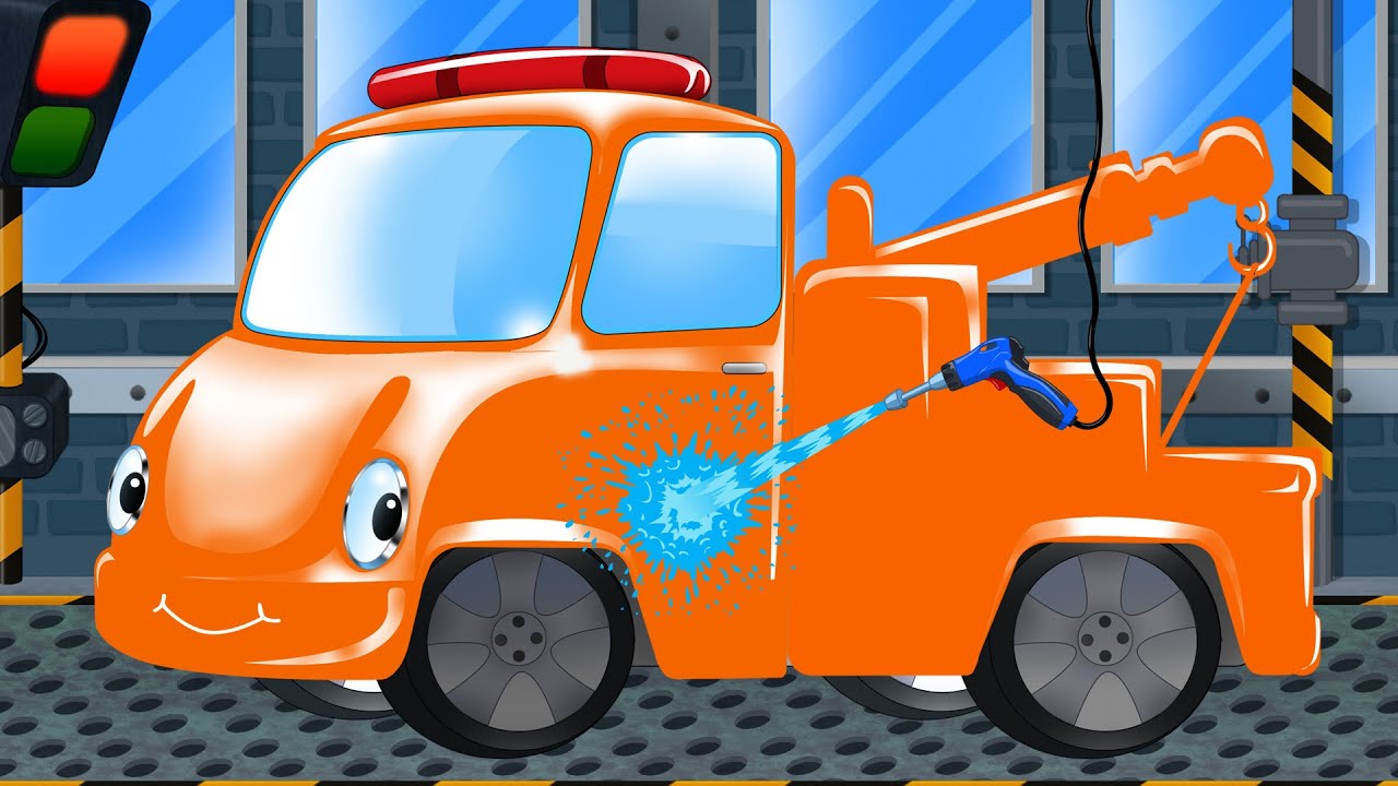 Tow Truck Car Wash | Car Wash Game | Candy Car Wash