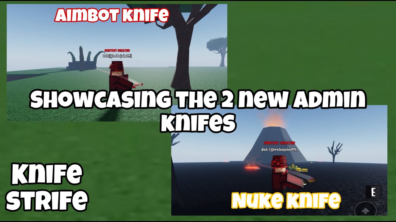 Showcasing the 2 NEW admin knifes | Knife strife