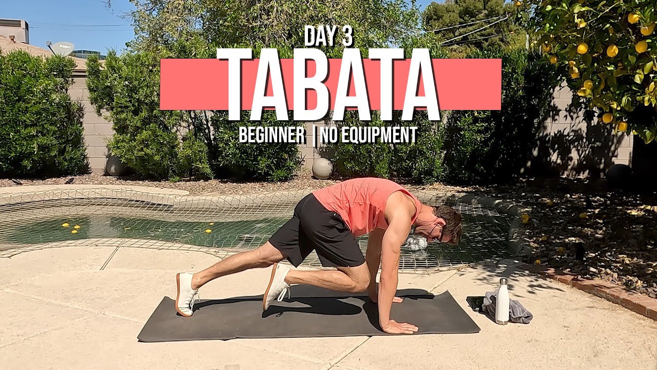 20 Minute Beginner Tabata FAT LOSS WORKOUT | No Equipment | Day 3