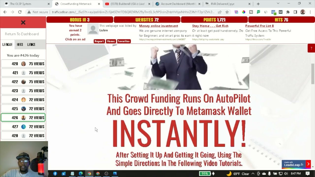 Affiliate Marketing Traffic Ad Bar Spy Method - This Was Not Good #affiliatemarketing #trafficadbar