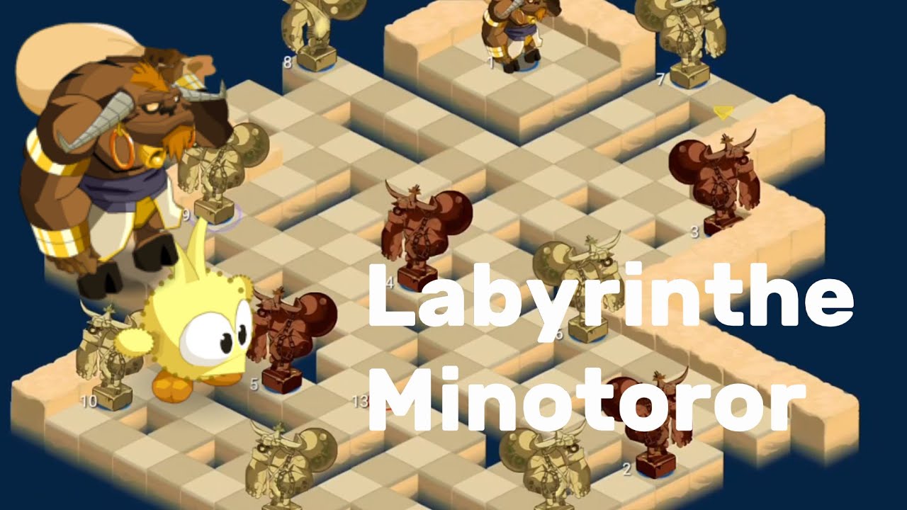 [Dofus Touch] Combat tactique, quête dédale - Labyrinthe du Minotoror